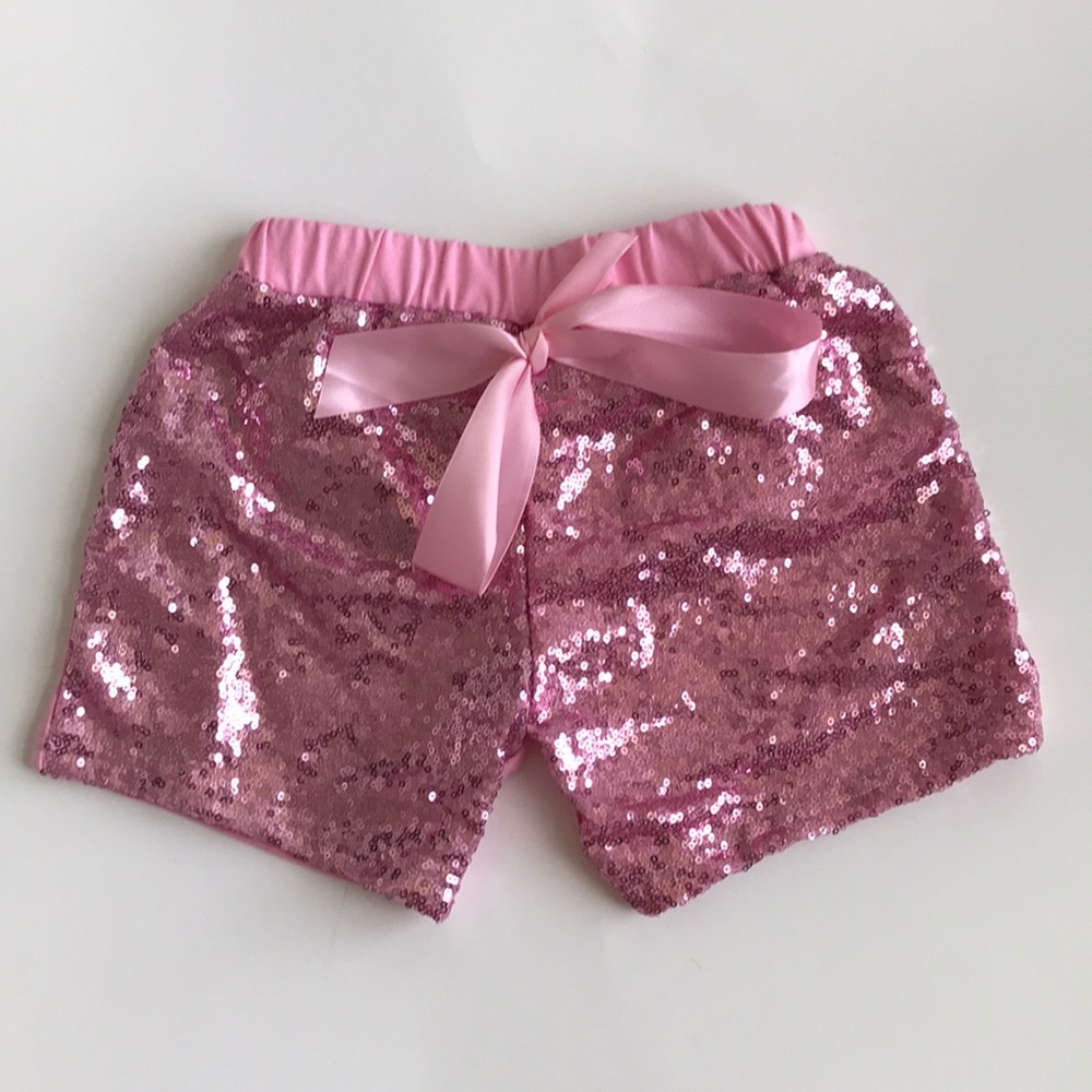 Girl’s Sparkle Shorts Size 7-8 - Picture 1 of 2